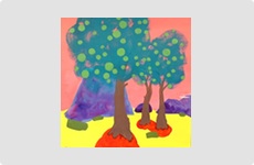 Three Trees - Painting by Barry McCullough