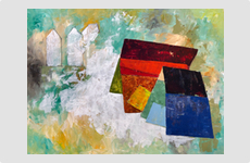 Structures - Painting by Barry McCullough